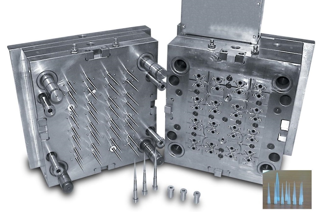 Multi-Cavity Pipet Mold 32 cavities